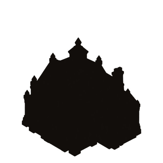 Stage 4: a dark silhouette with a question mark over it -- not shown until you get there
