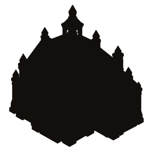 Stage 5: a dark silhouette with a question mark over it -- not shown until you get there